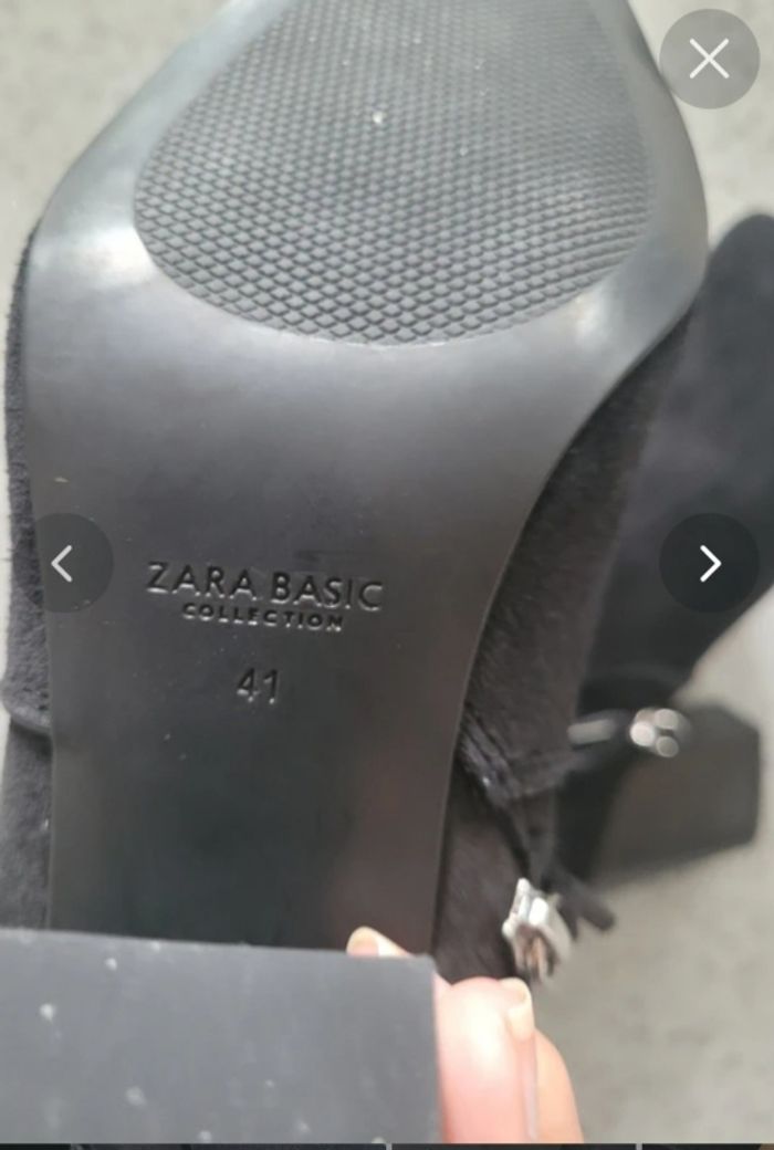 Boots Zara 41 noir neuf - photo numéro 3