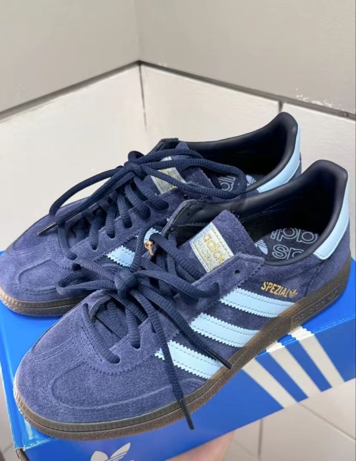 Adidas Handball Spzl Anti-slip blue-brown 36 - photo numéro 8