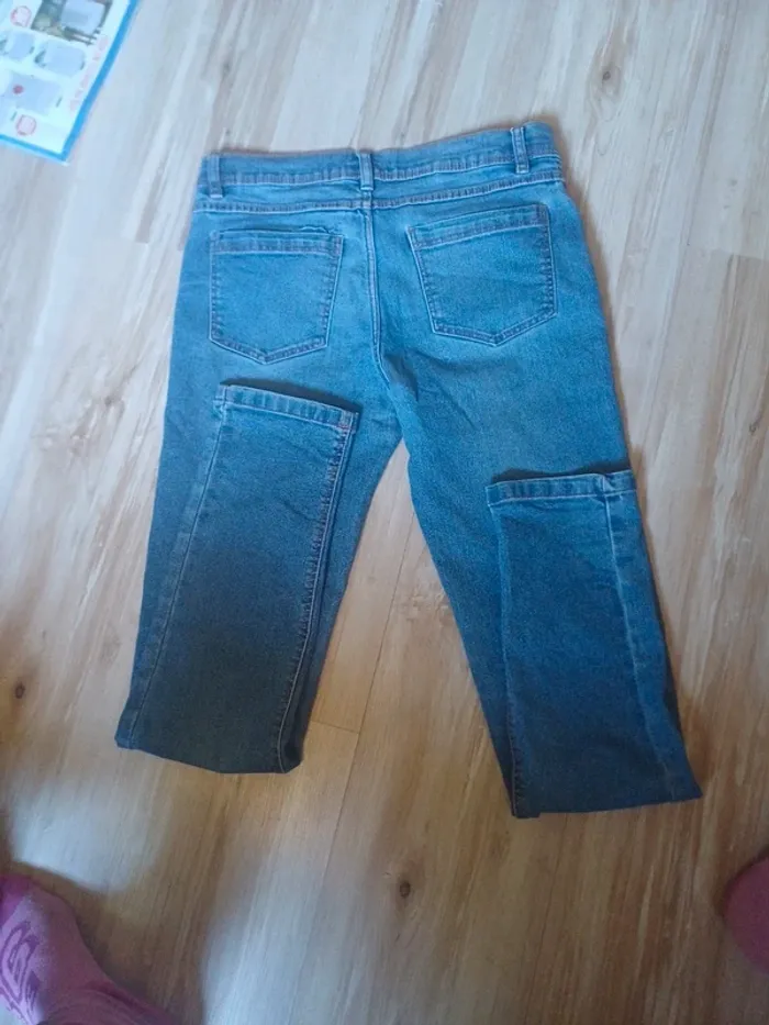 Jeans skinny bleu taille XS très bon etat - photo numéro 5