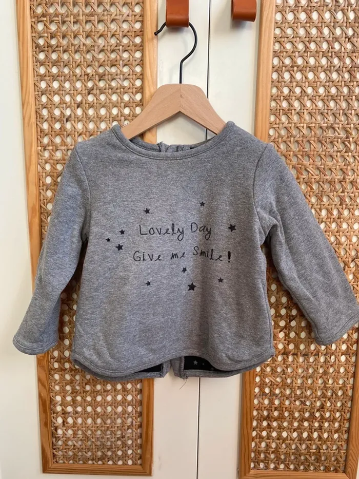 Sweat à pressions