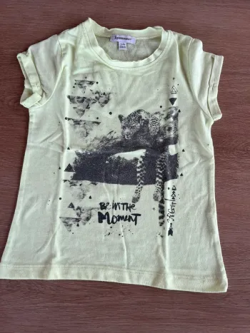 T shirt 3 pommes 3/4 ans