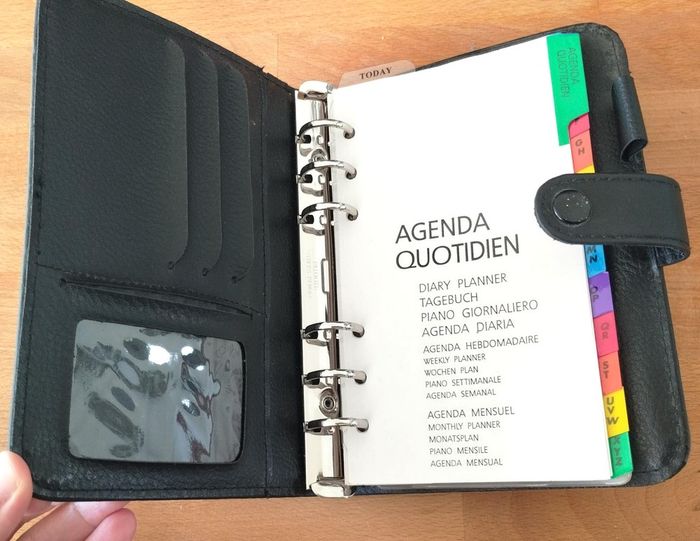 Organiseur classeur pour agenda - photo numéro 2