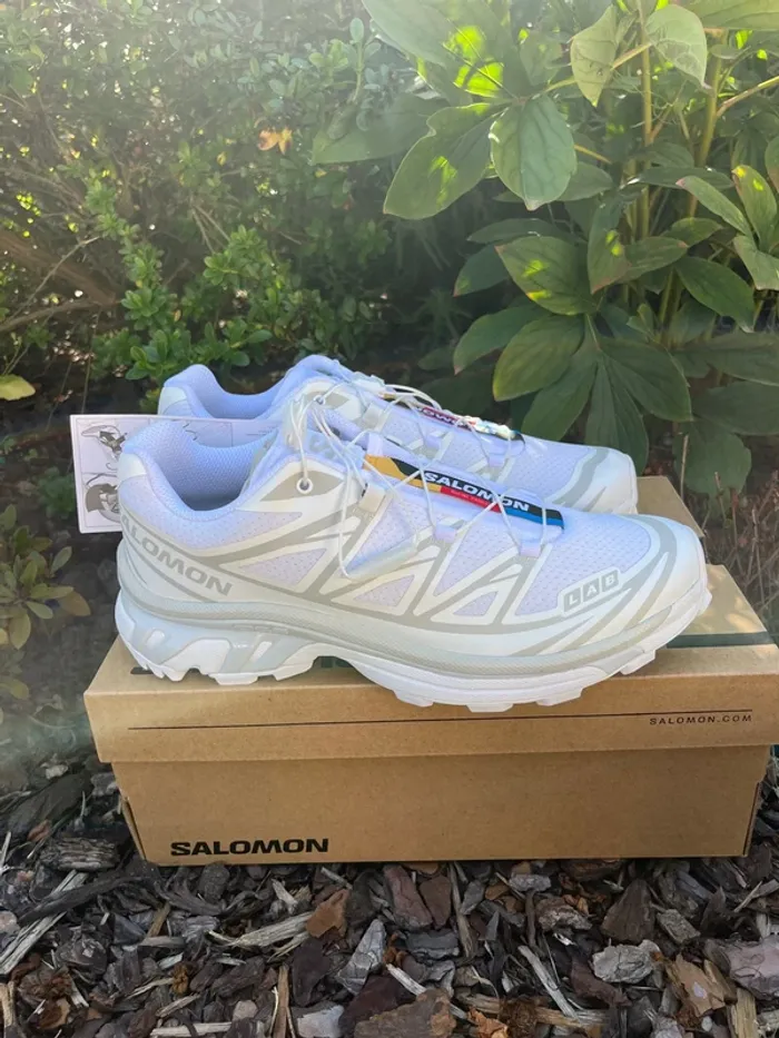 Salomon XT-6 White / Lunar rock 40 2/3 - photo numéro 3