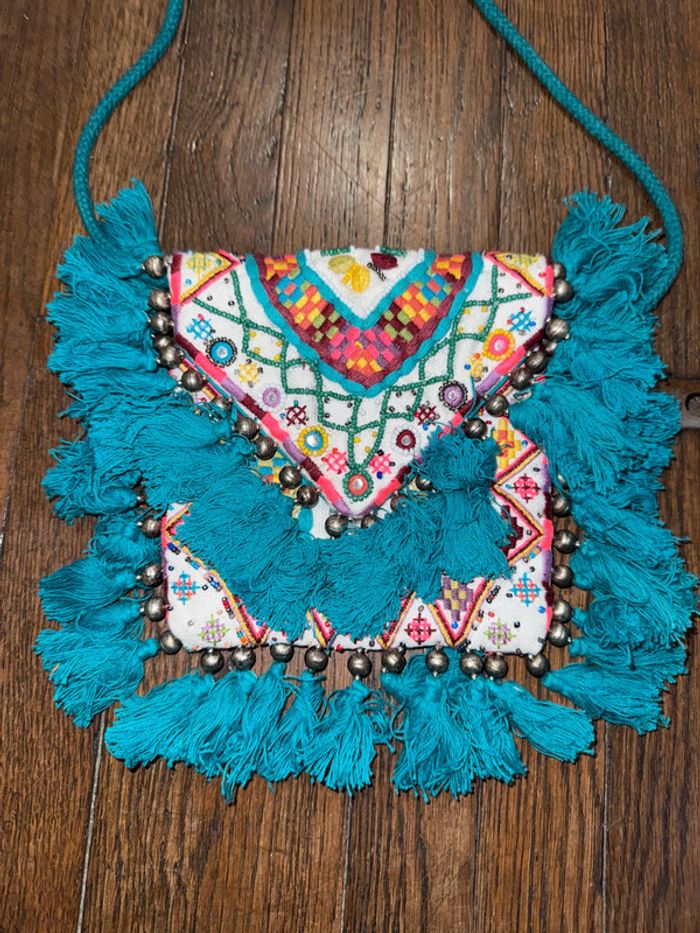 Petit sac en toile antik batik Valeur 190 euros - photo numéro 4