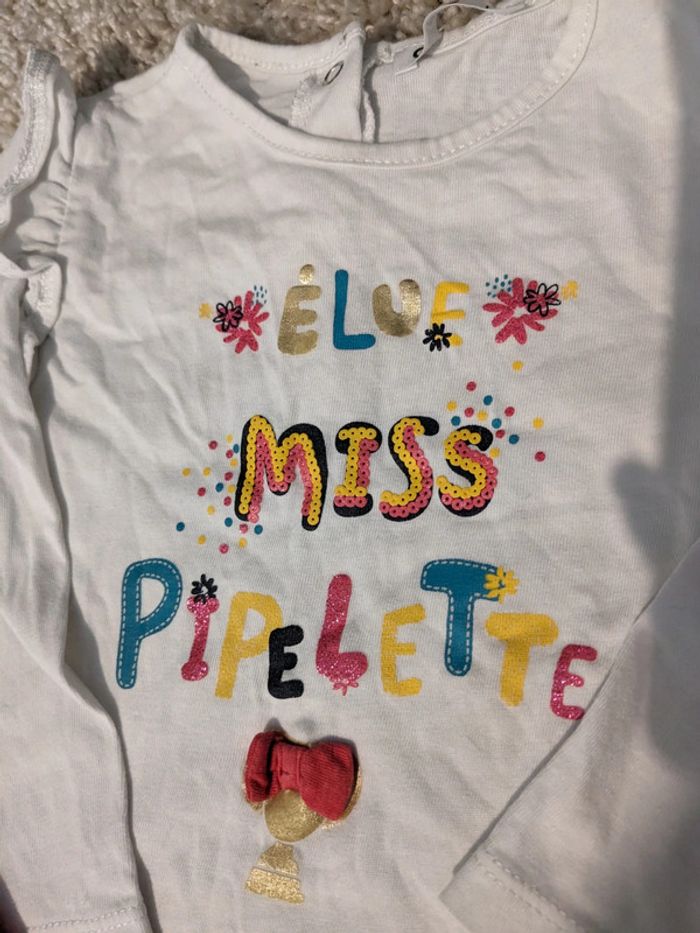 Ensemble tee-shirt manches longues et legging - photo numéro 2