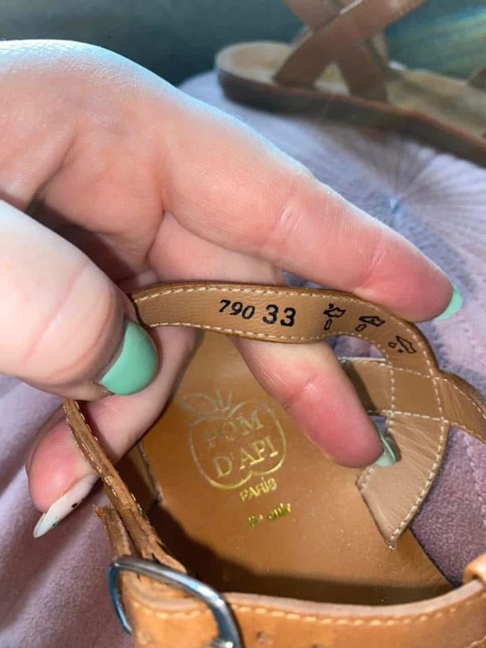 Sandale pom d’api taille 33 - photo numéro 6