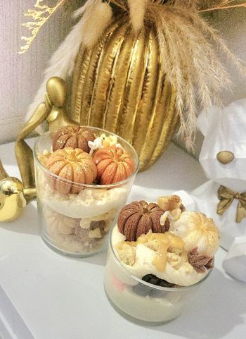 Bougie gourmande pumpkin Space ( citrouille & caramel beurre salée)