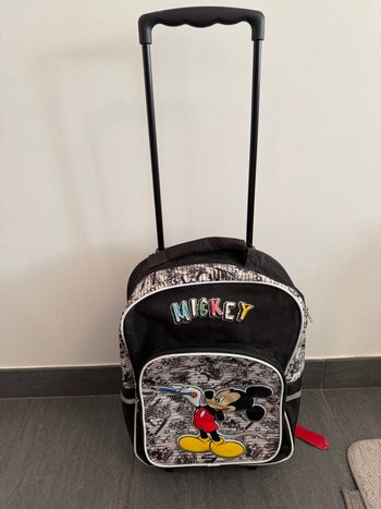 Sac à dos et à roulette Mickey Mouse