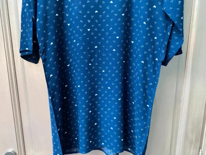 Robe Cerise blue M/L bleu à petit coeur - photo numéro 3