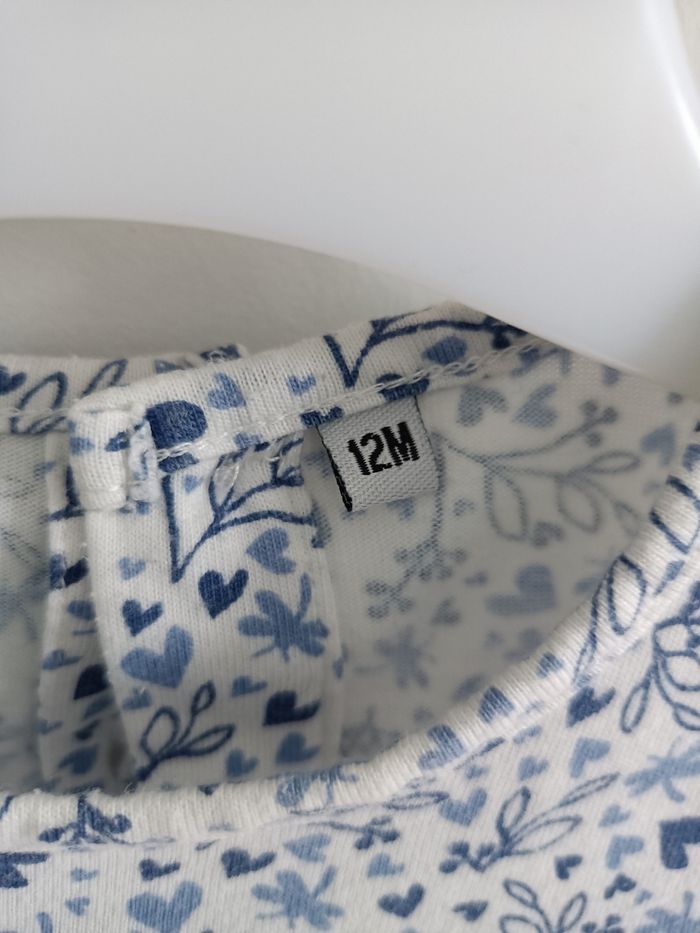 Tee-shirt ML Fleurie 12mois - photo numéro 2