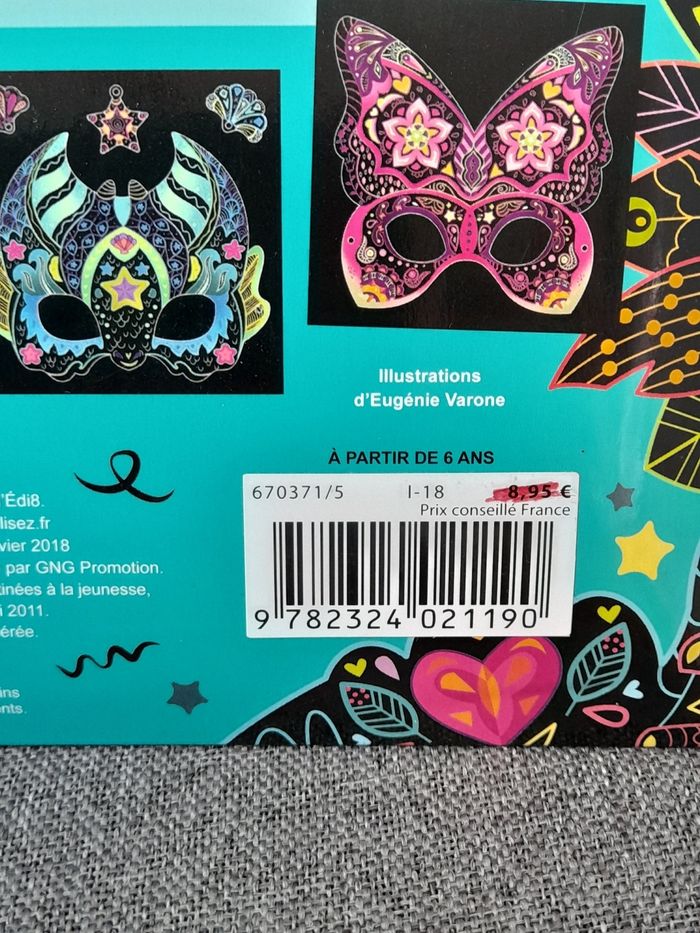 Loisirs créatifs : Mes créations Masques à gratter Neuf Grund - photo numéro 9