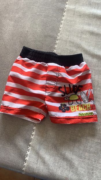 Boxer de bain 6 mois petit béguin