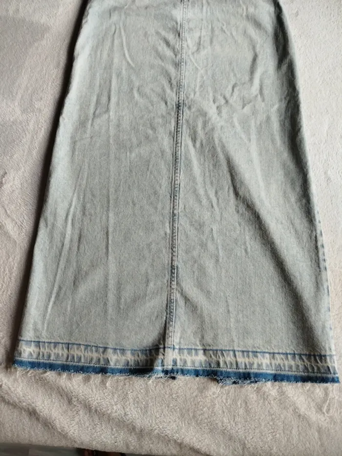 Jupe longue fendue en jean Pimkie taille 36 - photo numéro 7