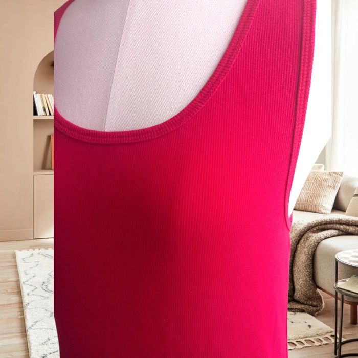 Débardeur rouge framboise Domyos – Taille L – Très bon état - photo numéro 2