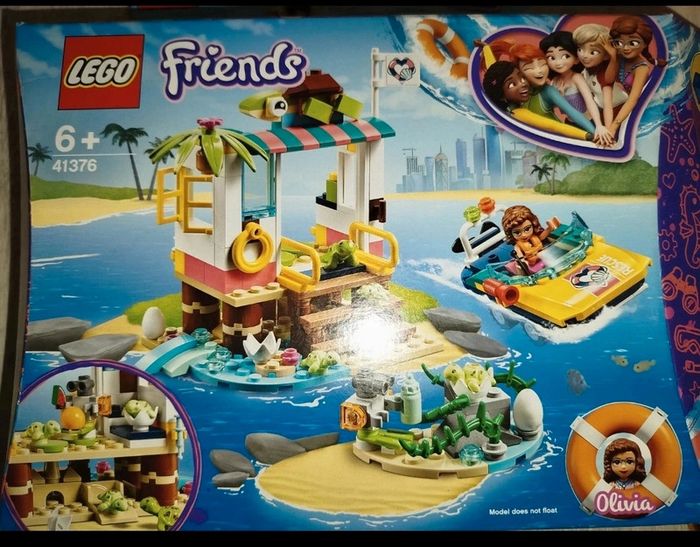 Lego friends 41376 la mission sauvetage des tortues