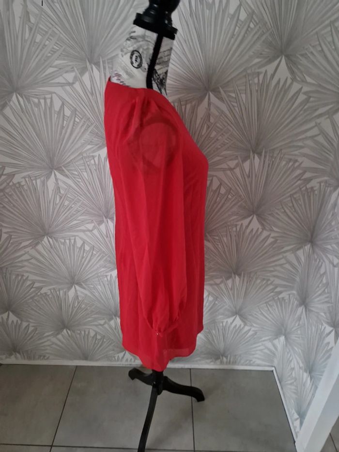 Jolie robe Atmosphère manches transparentes taille 36 - photo numéro 4