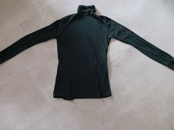 sous pull manches longues noir col roulé Taille 42-44 Miss helen Mixte