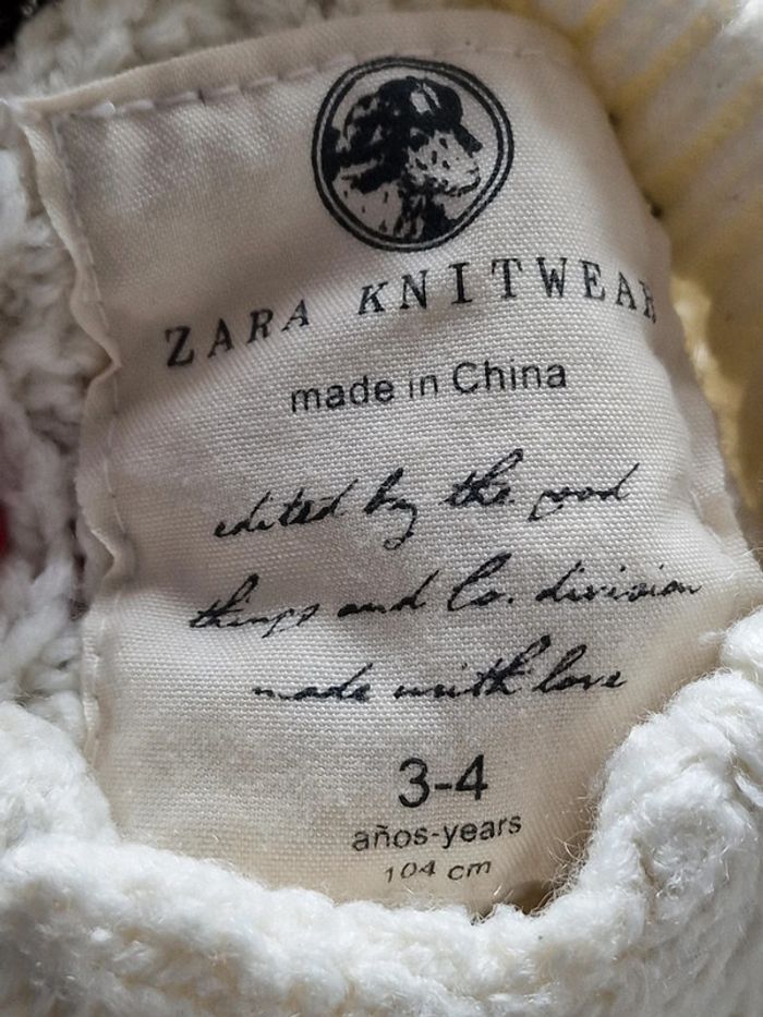 Pull Zara garçon 3 4 ans - photo numéro 8
