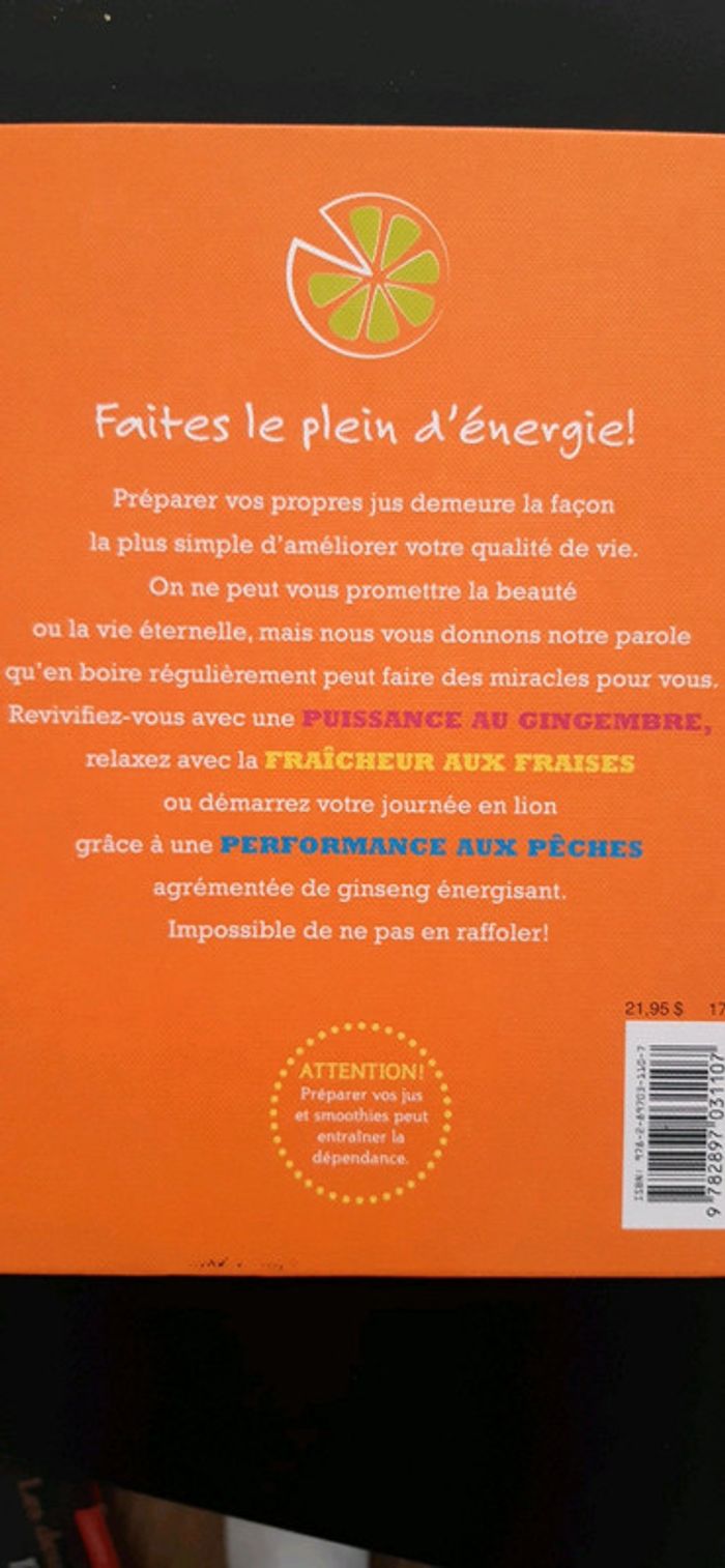 Livre recettes jus smoothies et boosters - photo numéro 2