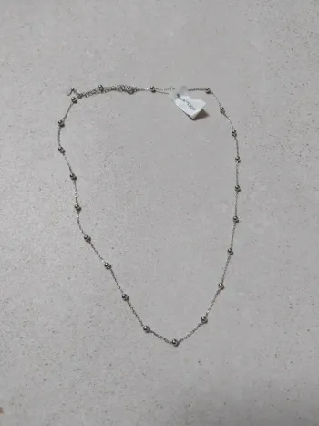 Collier argenté plaqué