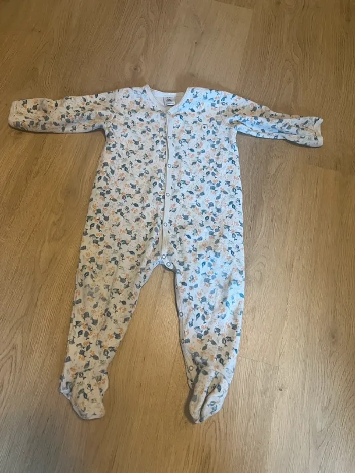 Pyjama velours Petit bateau