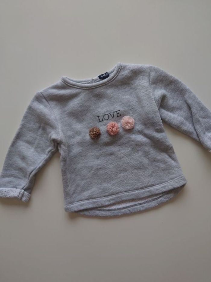 Pull gris 6 mois