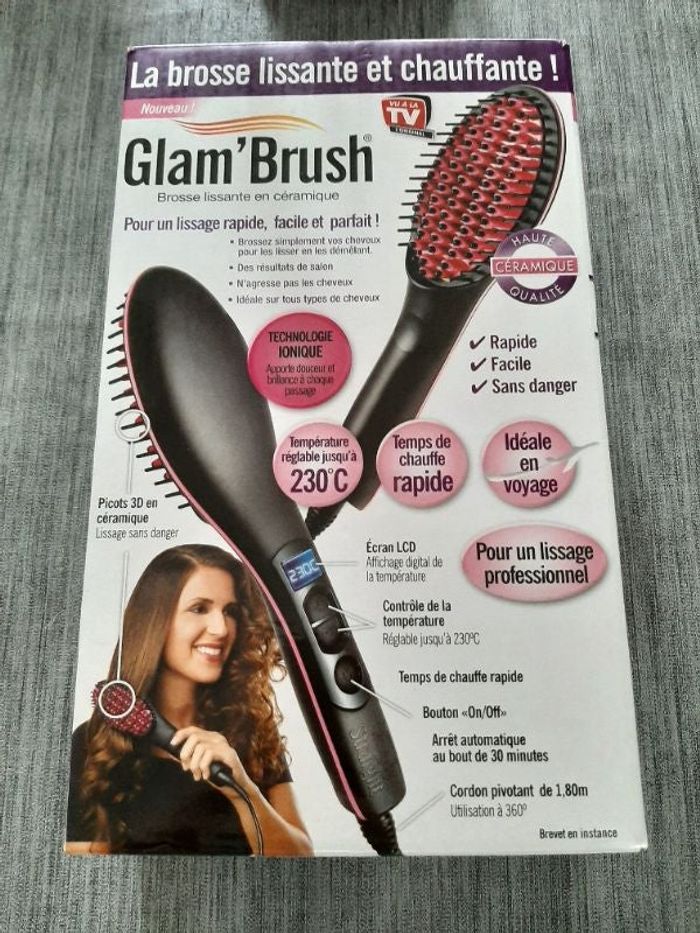 Brosse lissante Glam Brush neuf