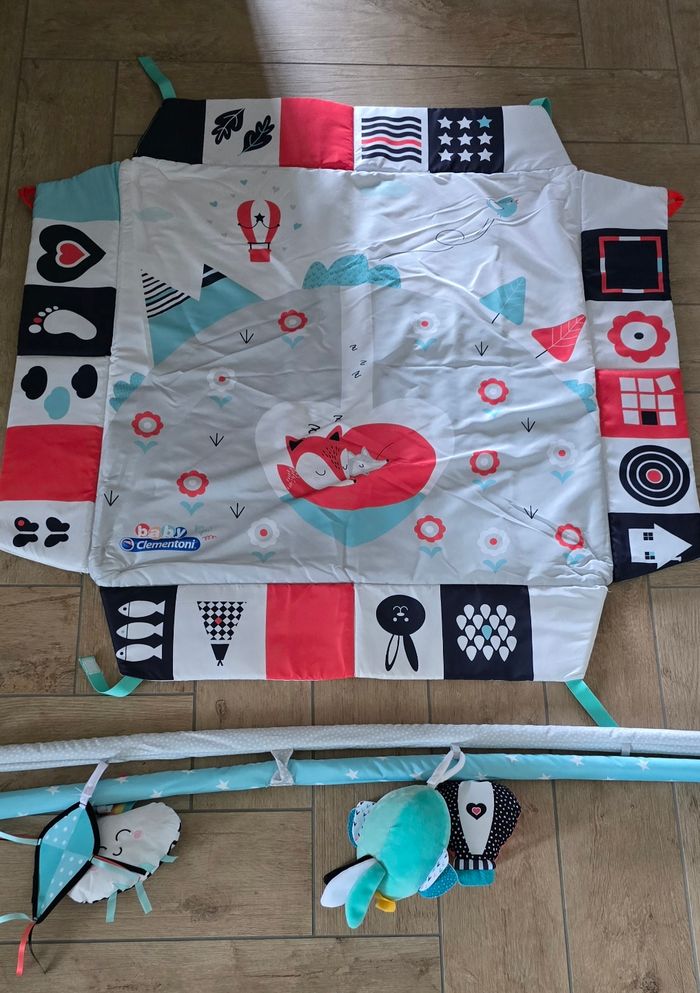Tapis de jeu bébé Clementoni avec arche - photo numéro 9