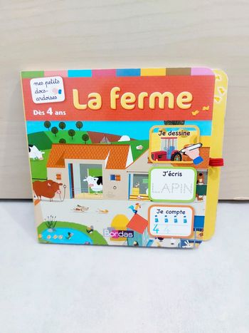 🌺 Livre ardoise : la ferme