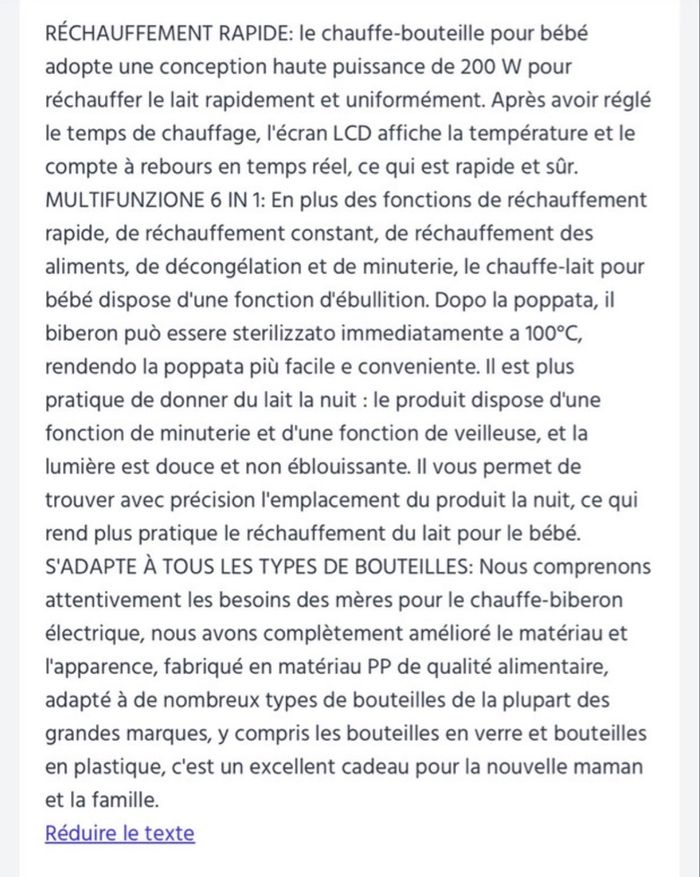 Chauffe biberon - photo numéro 5