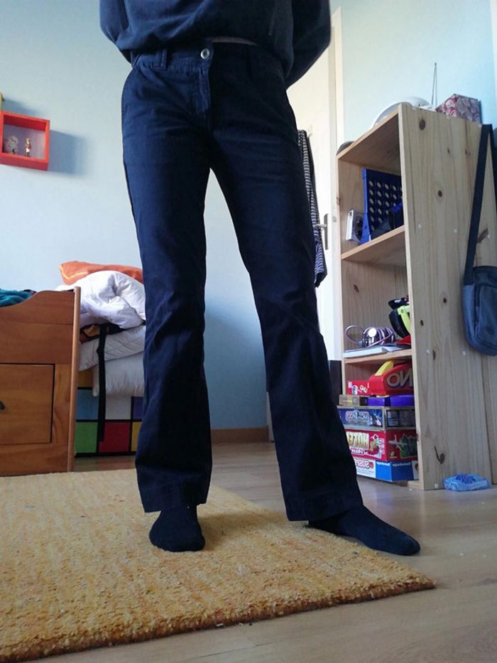 Jean noir patte d'eph