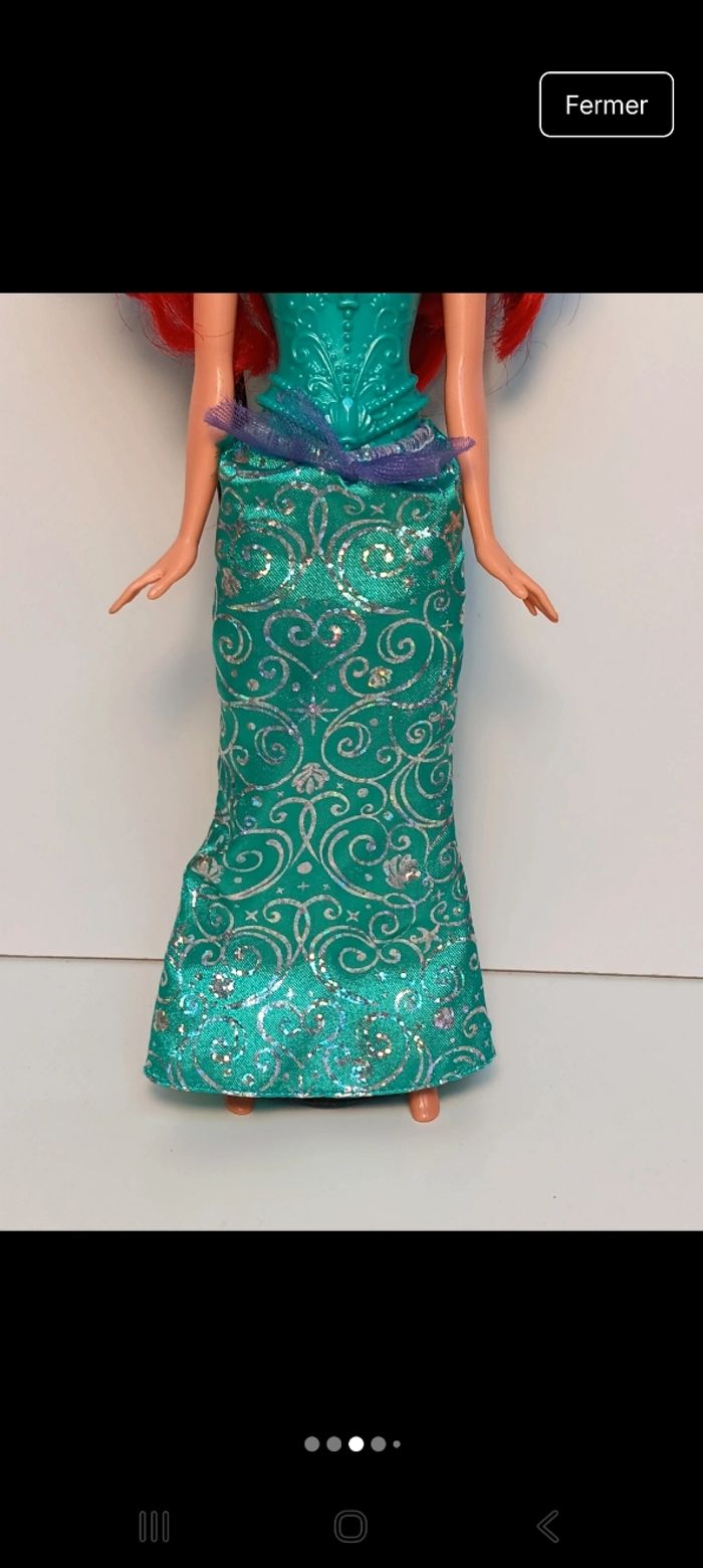 Poupée mattel Arielle princesse Disney Light Shine BDJ25 - photo numéro 3