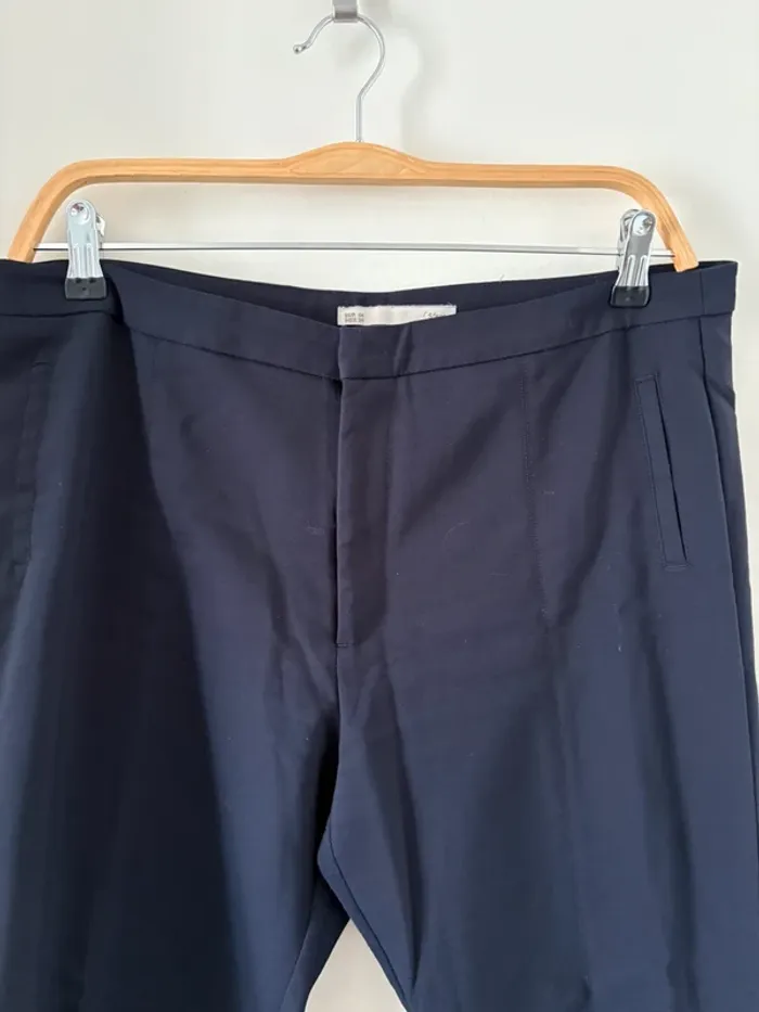 Pantalon à pinces femme Sfera taille 44 bleu marine en très bon état - photo numéro 7
