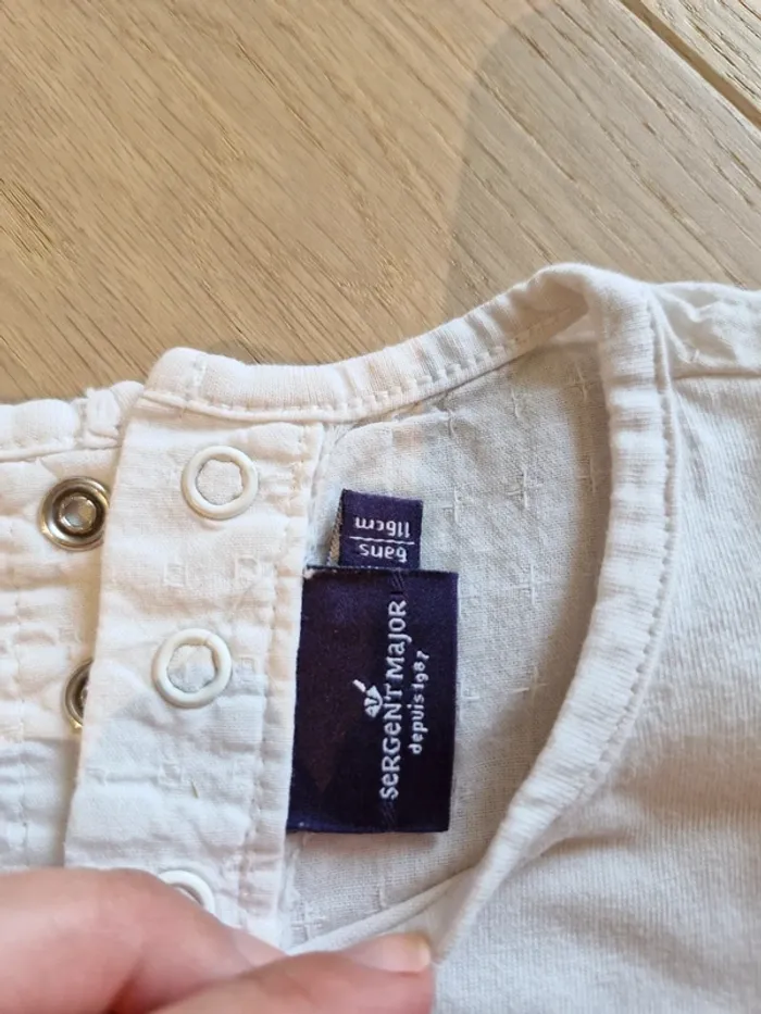 T-shirt Sergent Major fille 6 ans - photo numéro 2