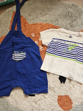 Ensemble salopette- 12mois