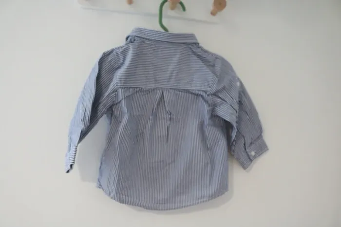 Ensemble chemise/gilet Tape à l'oeil, pull Grain de blé et pantalon DPAM 6 mois - photo numéro 7