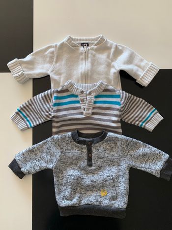 Lot de 3 pulls 3 mois