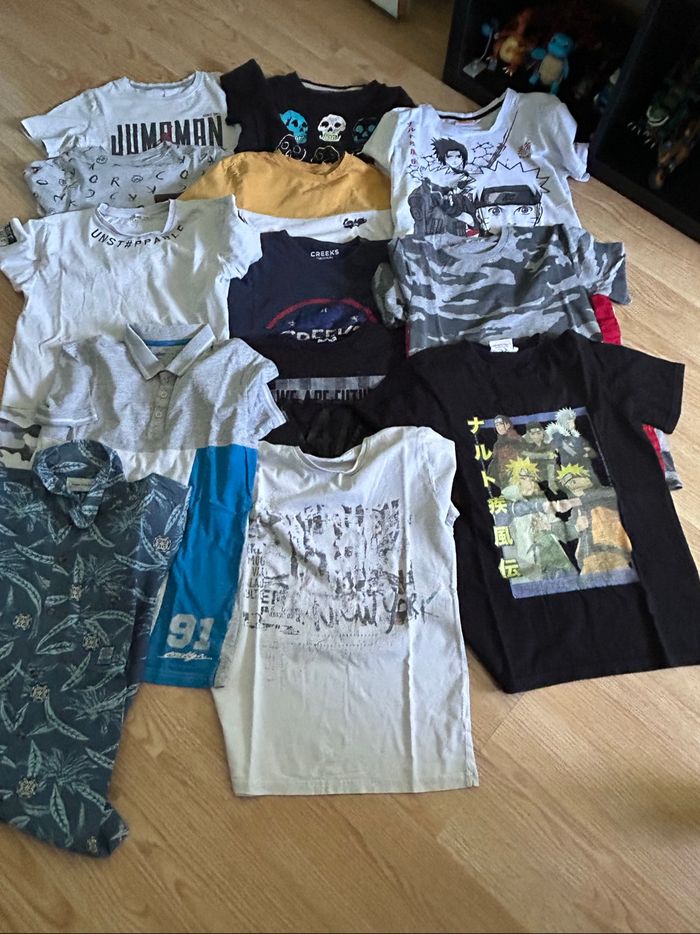 Lot 14 ans jeans/pull/tee shirt court et ml - photo numéro 4