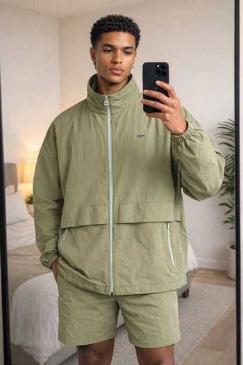 Veste Lacoste Kaki M over size 