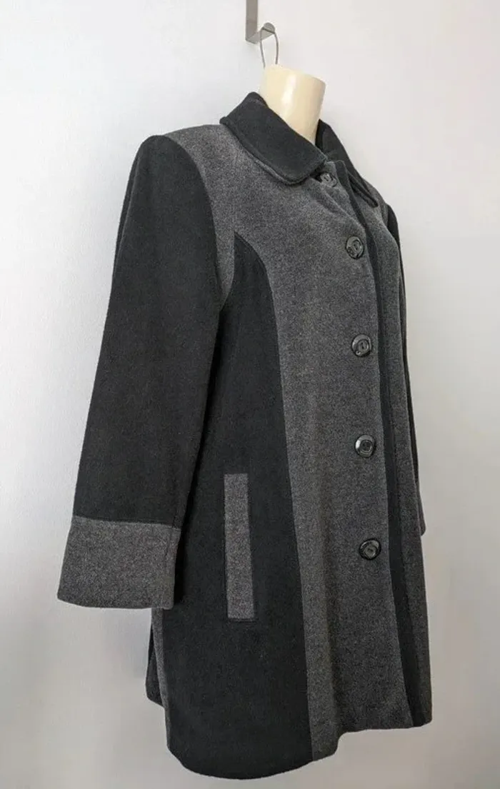 Manteau en laine & cachemire - Paul Matis - taille 44 - photo numéro 2