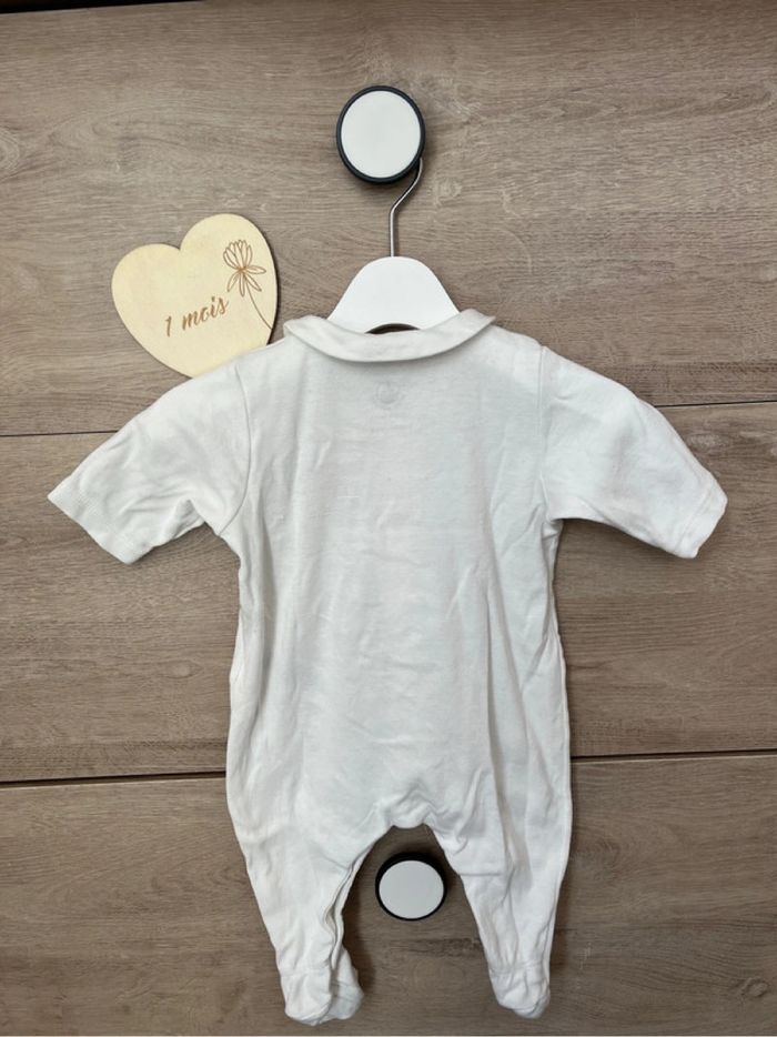 Pyjama bébé – Petit Bateau Petit Cœur – Neuf – 1 mois - photo numéro 3