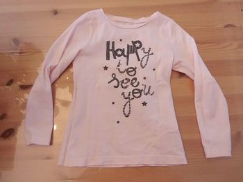 T-shirt rose pâle