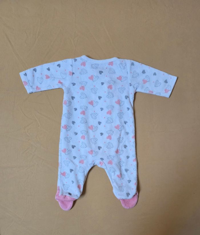 Pyjamas  porté 1 fois. Gémo. Taille 0 mois (Naissance) - photo numéro 2
