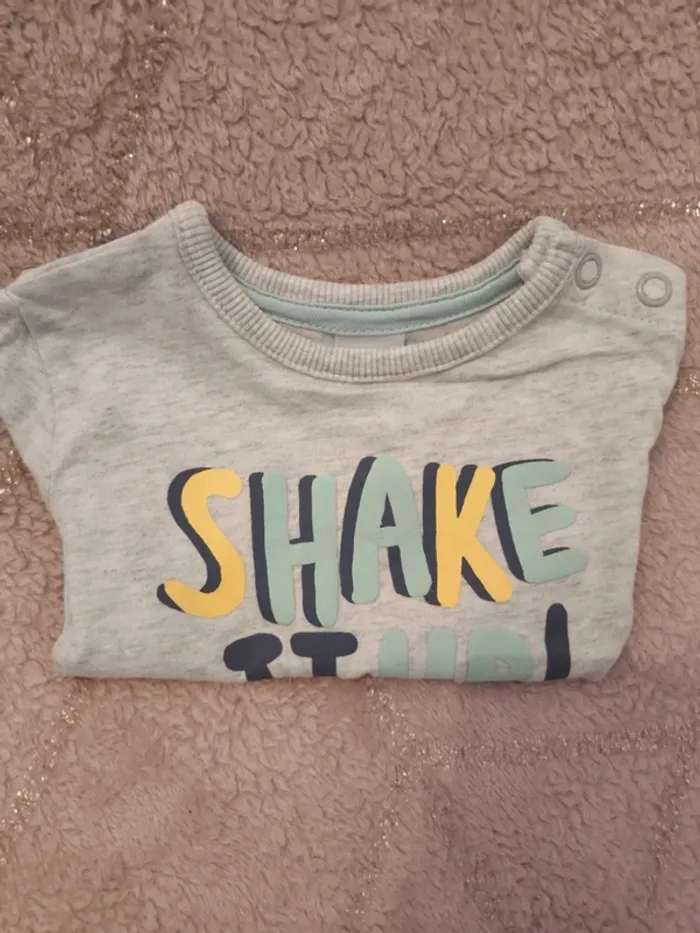 T-shirt manches longues/pull fin tex baby