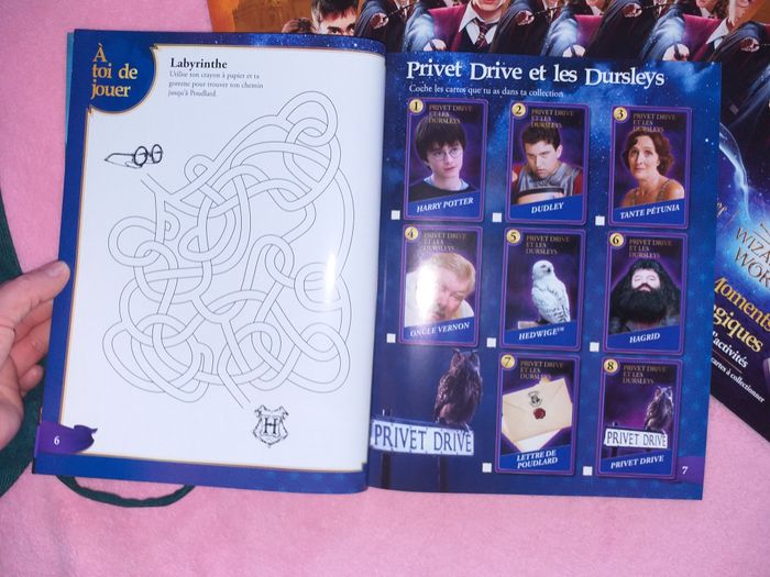 Lot Album d'activités + 80 cartes jeu complet - Harry Potter Wizarding World - photo numéro 7