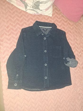 Chemise garçon bleue kiabi 4 ans tbe