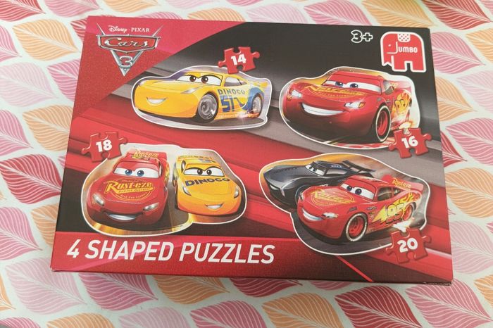 4 puzzles cars