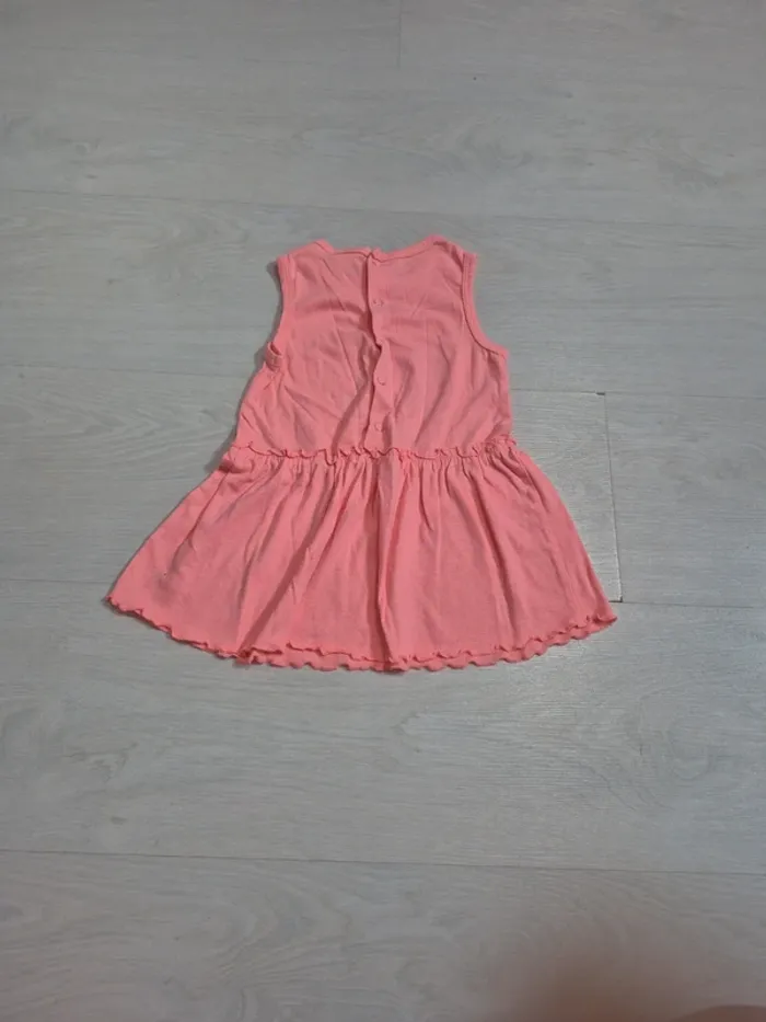 T-shirt long rose sans manches - photo numéro 4