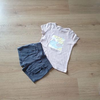 🩷 Tee-shirt MC 4 ans Kiabi/Primark short 98/104 #emyfleury_4ansfille