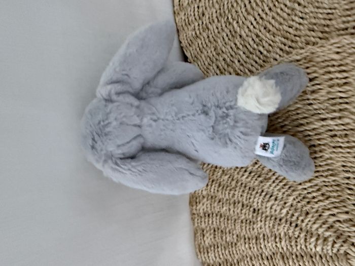 Jellycat Peluche, Lapin, Modèle : Shimmer | Gris - photo numéro 3